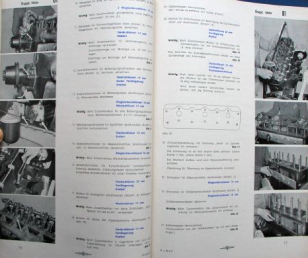 Borgward D6 M5 II Dieselengine 1958 Repairmanual + Analytic Evaluation (2503)